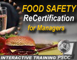 Online Food Safety Re-Certification for Managers